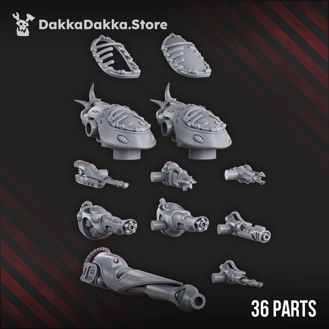 Spacelair Battletank sleek alien grav tank for gothic sci-fi space elf warriors