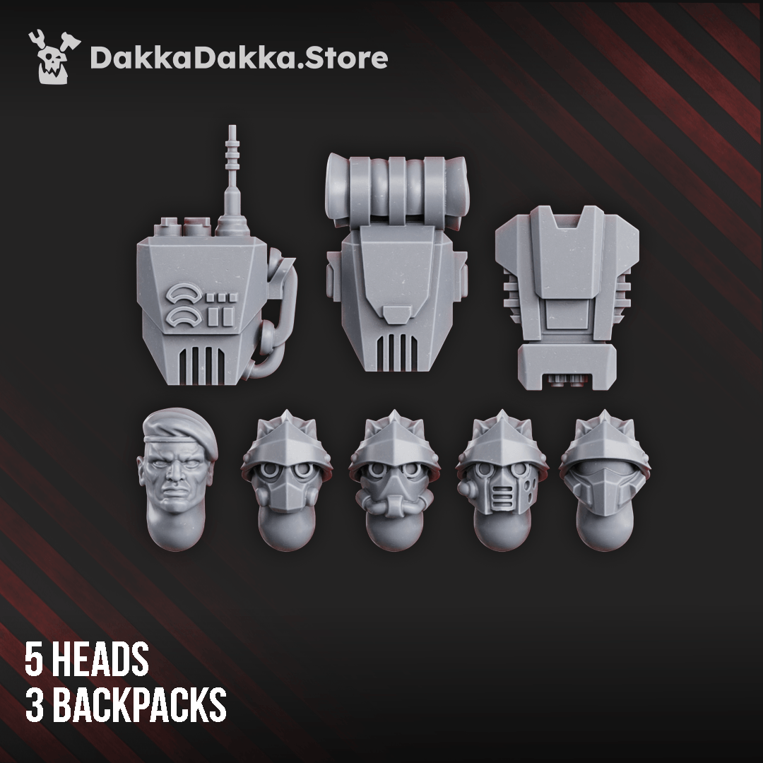 Phaeton Guard Special Forces Build Kit grimdark infantry squad
