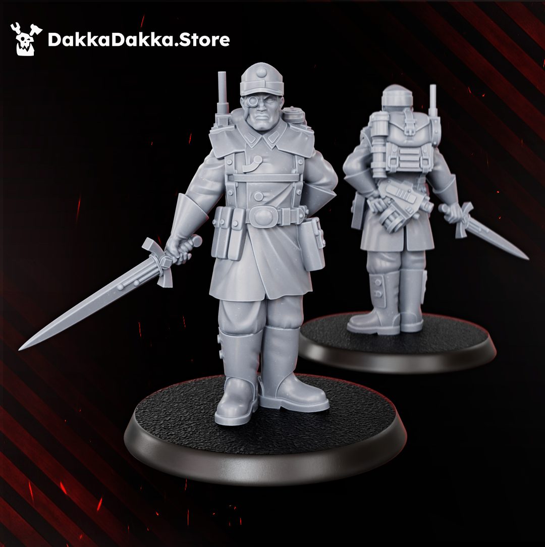 Doomsday Infantry Squad (x10) - 32mm Resin Miniatures — additional view