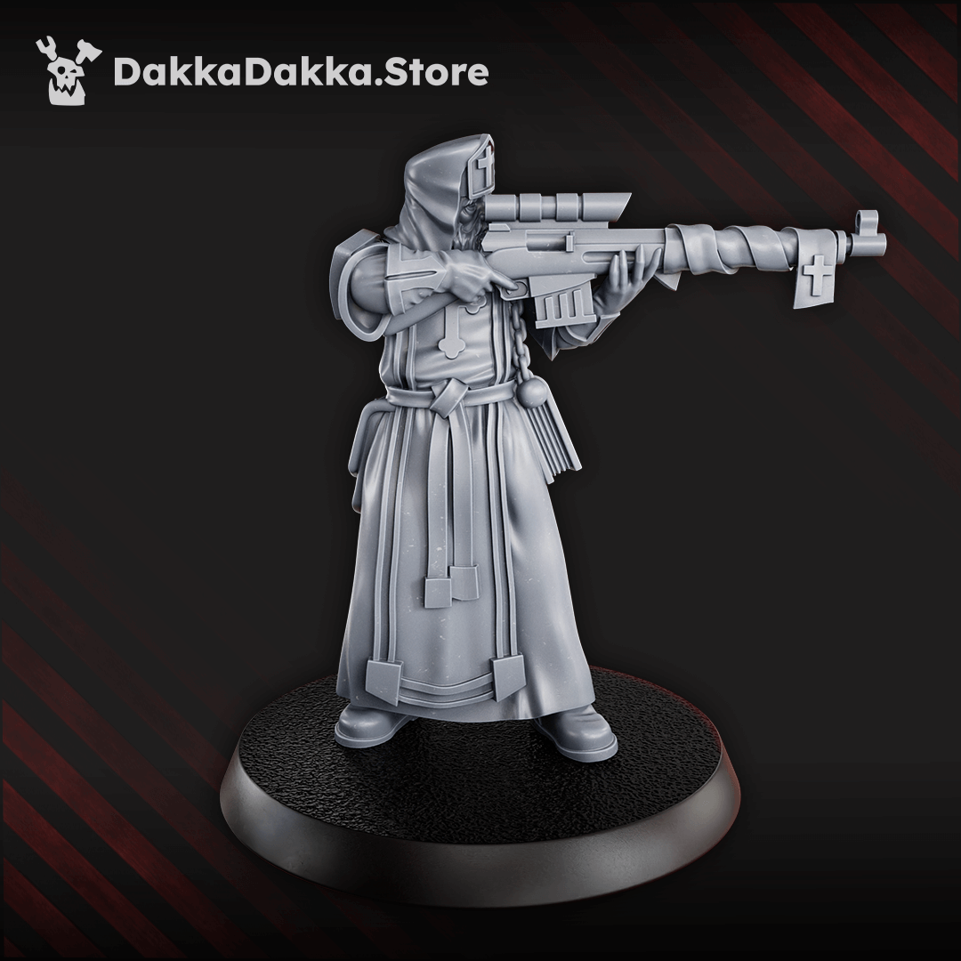 Steel Union Voroshilov Brothers miniature figures with weapons, showcasing precision and discipline in their design.