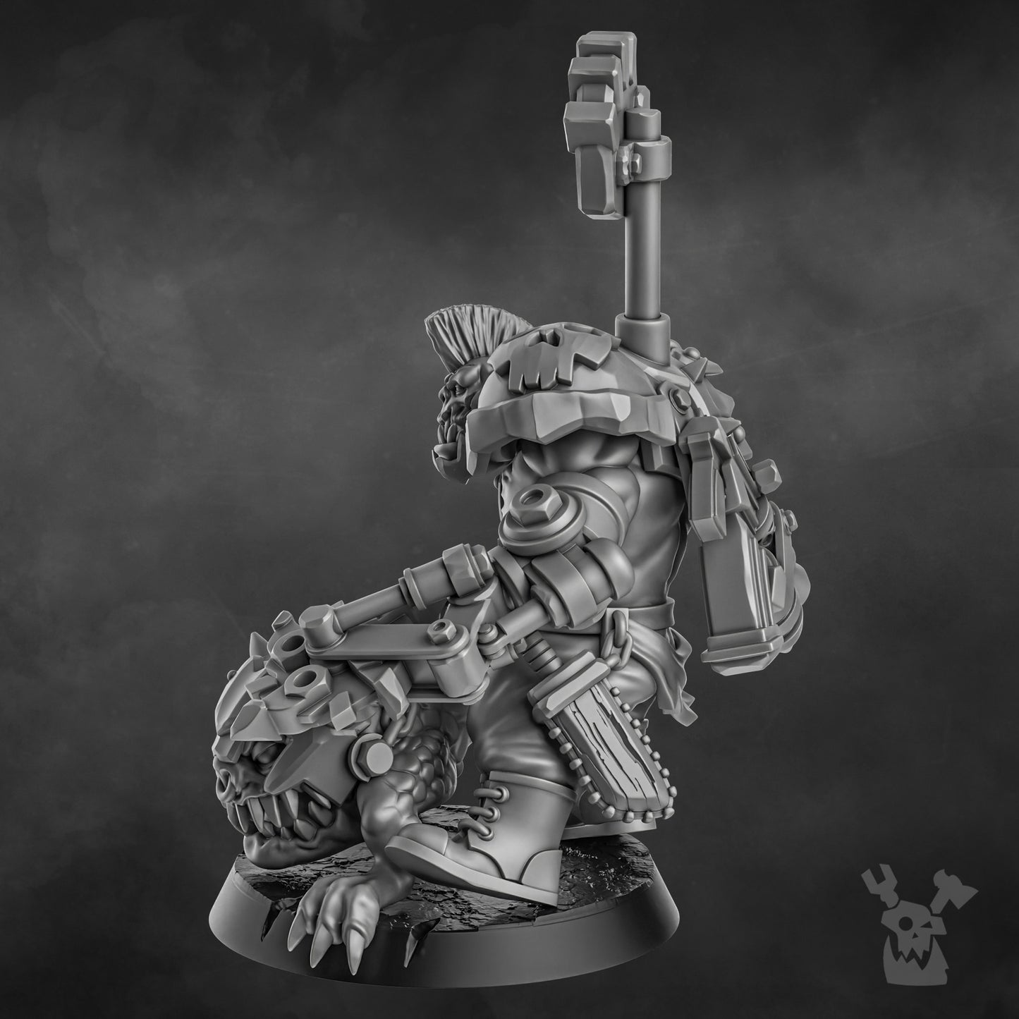 Zargok Da Hogmasta - by DakkaDakka, Sci-Fi Wargaming Miniatures, 32mm Scale