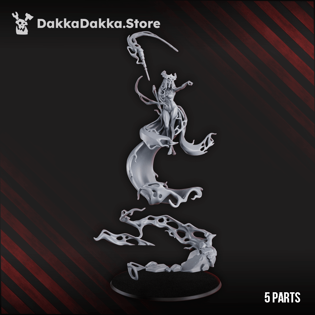 Shard of the Goddess floating energy-wreathed female entity miniature