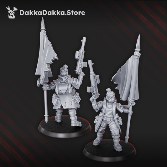 Gang The Alcal Rats Masters Squad five enforcer miniatures with weapons