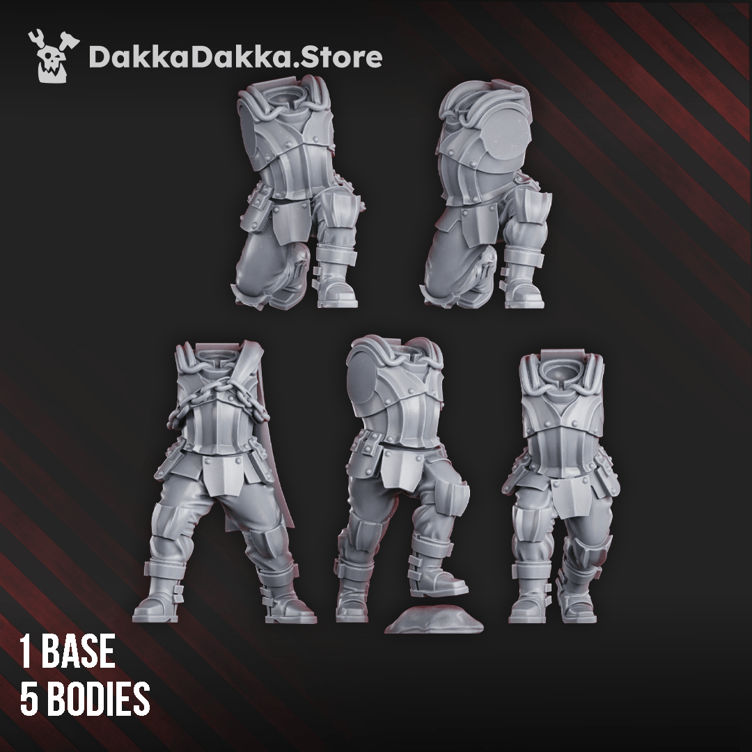 Phaeton Special Forces Masters Squad build kit multi-part sci-fi soldiers