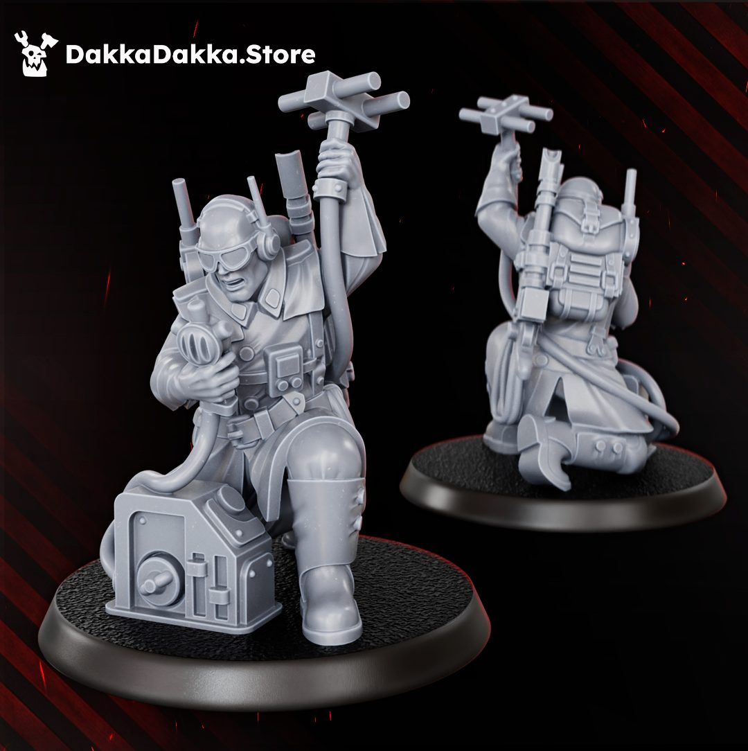 Doomsday Infantry Squad (x10) - 32mm Resin Miniatures — additional view