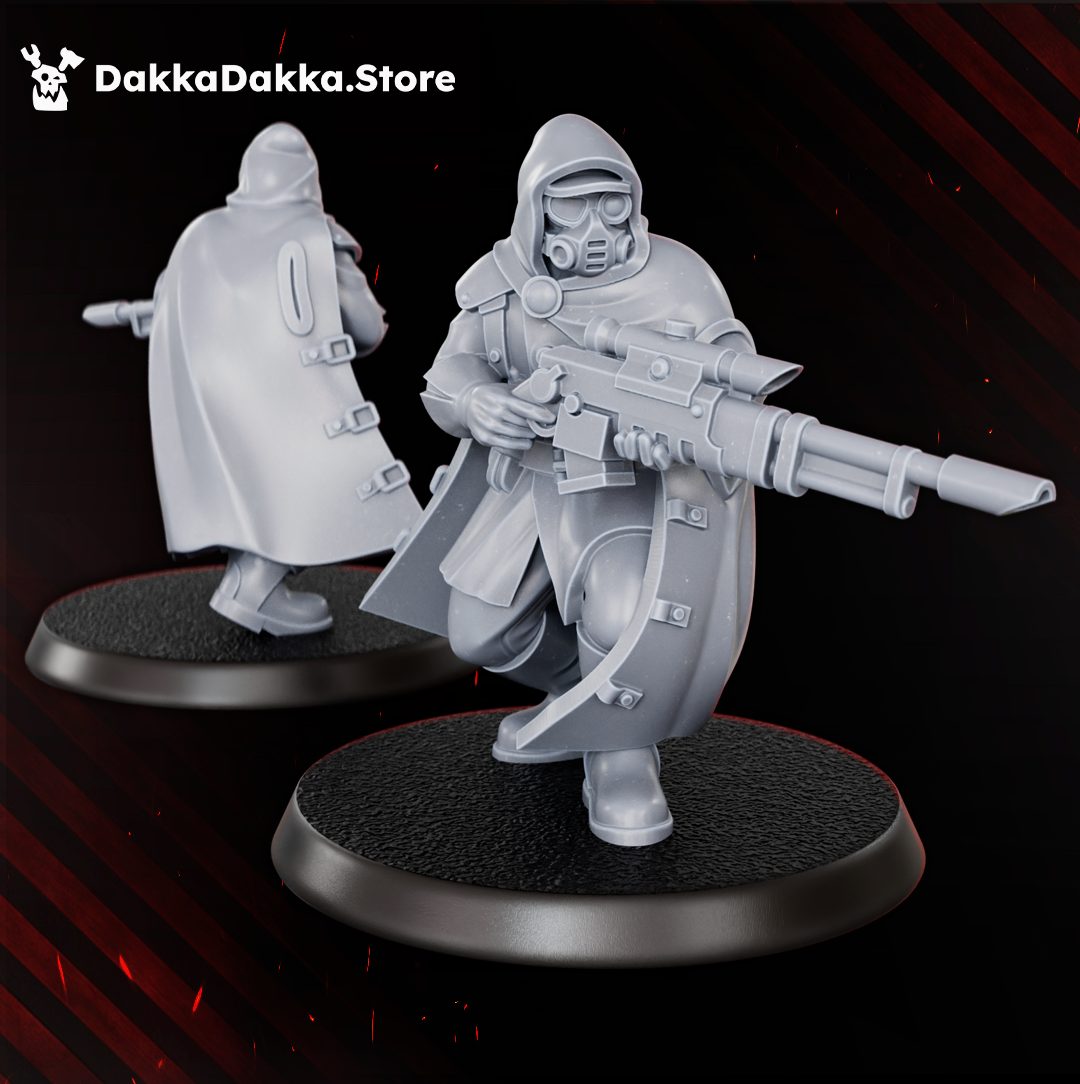 Doomsday Infantry Squad (x10) - 32mm Resin Miniatures — additional view