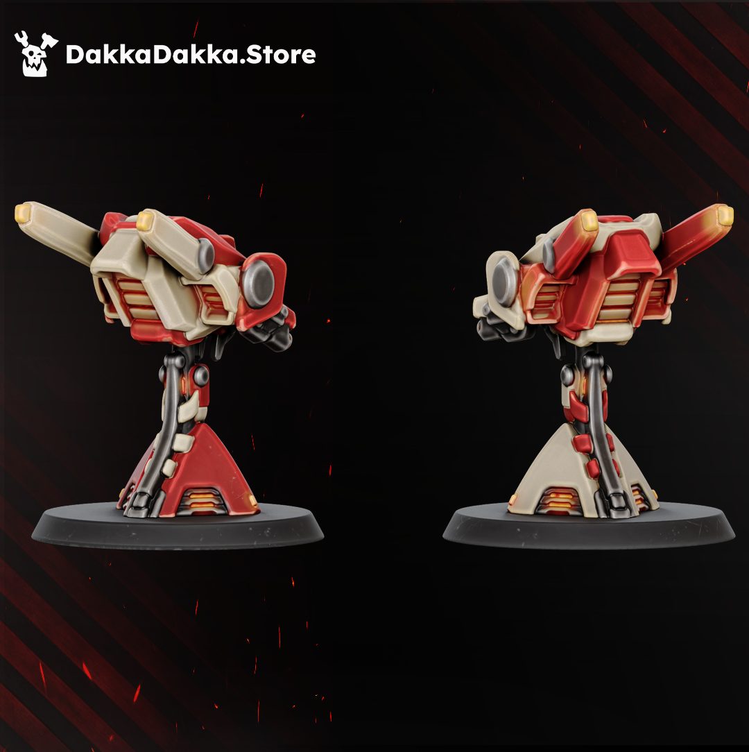 Alpha & Hadar, Synchrosquad - 78mm Resin Miniatures — additional view