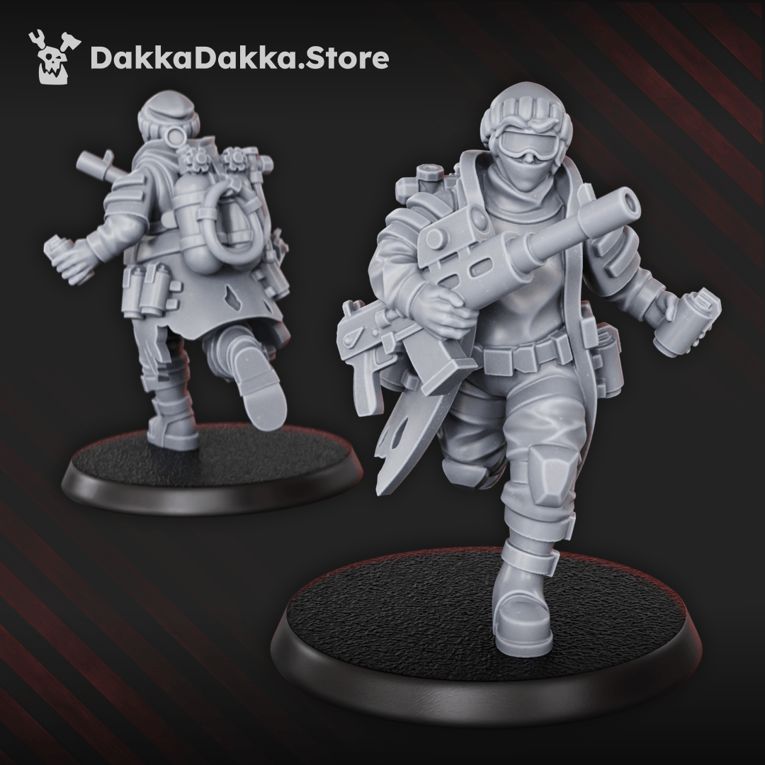 Gang The Alcat Rats Infantry Squad (x15) gritty underhive fighters