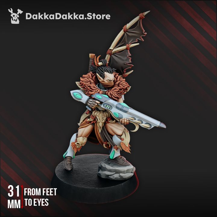 Gothic Sci-Fi Space Elf Warriors - Parlous Hermits Build Kit