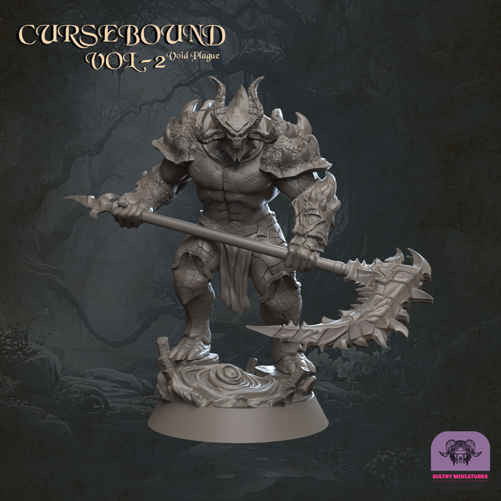 Cursebound Plague Bosses resin miniatures set of 7