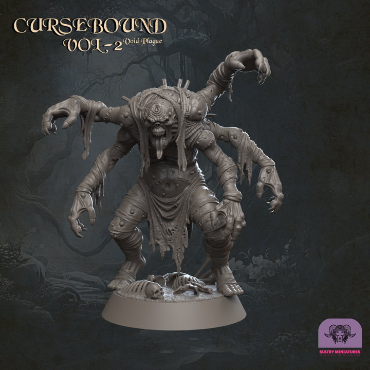 Cursebound Plague Bosses resin miniatures set of 7