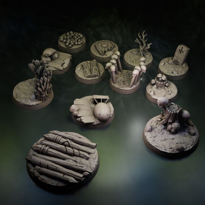 Coven of the Black Woods - Bases Set 2 included in Coven of the Black Woods - Complete Warb
