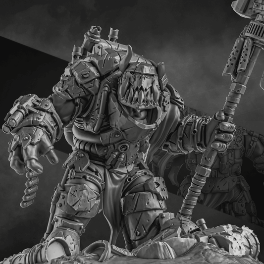 BullWar Boss - DakkaDakka, Sci-Fi Wargaming Miniatures, 32mm Scale