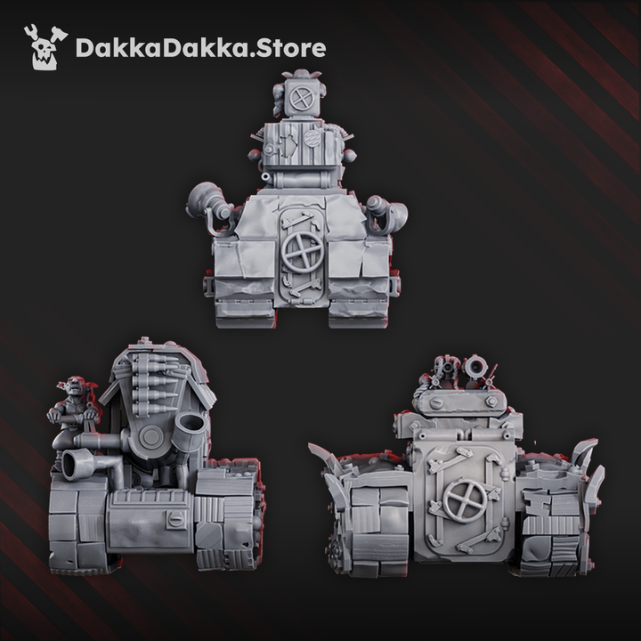 Gobbo Wagons – Ramshackle Goblin Tanks (Set of 3)