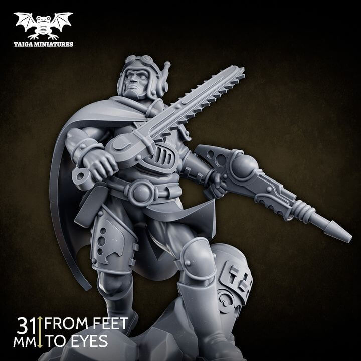 WarpLand miniature - Technocrat included in WarpLand Adventure Party – Battle Pack
