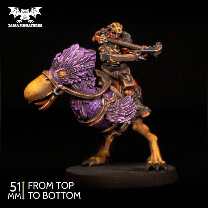 WarpLand miniature - Skull Riders (x2) included in WarpLand Raider Warband – Battle Pack