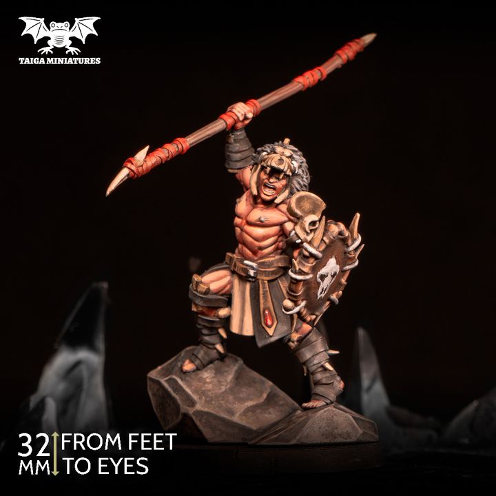 Manik, Chief of the Skull Riders included in WarpLand Raider Warband – Battle Pack