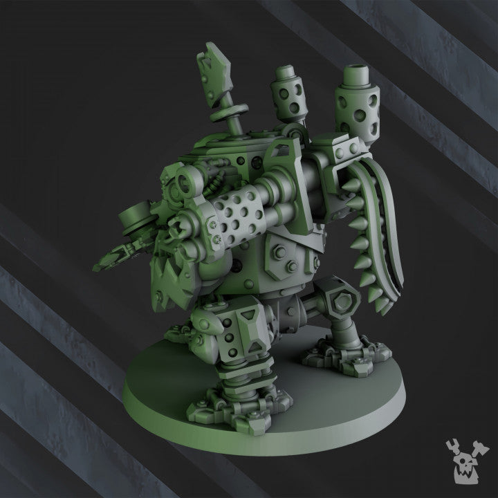 Slasher 'Noid Dreadnoughts (x3) - Sci-Fi Wargaming Miniatures, 32mm Scale