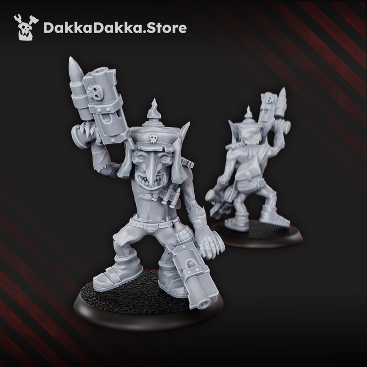 Goblins Meat Squad x 10 grimdark sci-fi goblin infantry resin miniatures, 20mm scale, set of ten