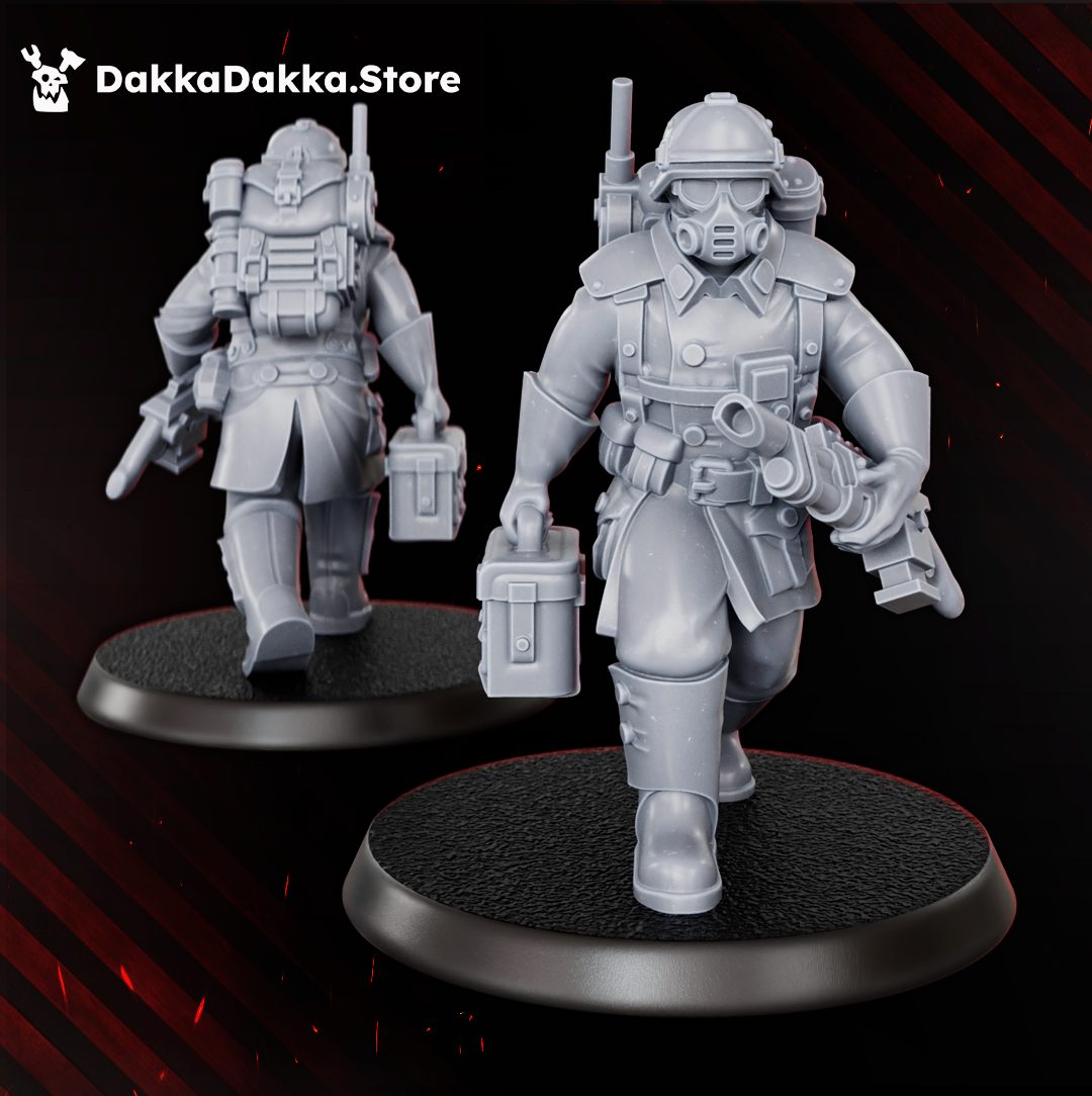 The Doomsday Infantry Squad x10 resin miniatures