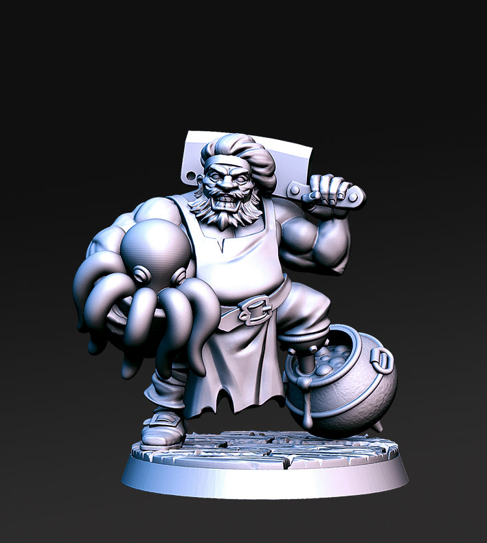 Captain Quidd Crew – Pirate Miniature Set showcasing 11 dynamic resin models ready for tabletop adventures.