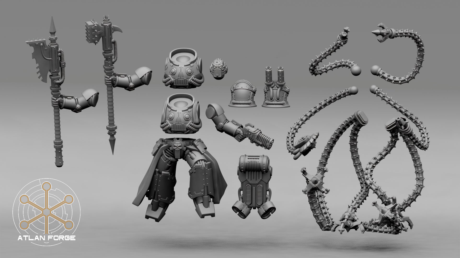 Master Smith of Mars - Atlan Forge, Sci-Fi Wargaming Miniatures