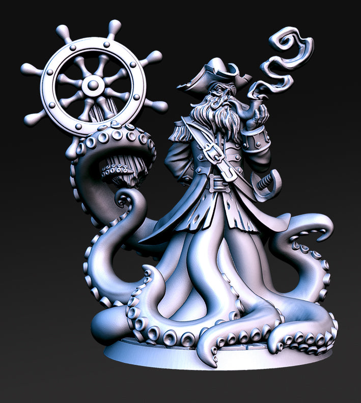 Captain Quidd Crew – Pirate Miniature Set showcasing 11 dynamic resin models ready for tabletop adventures.