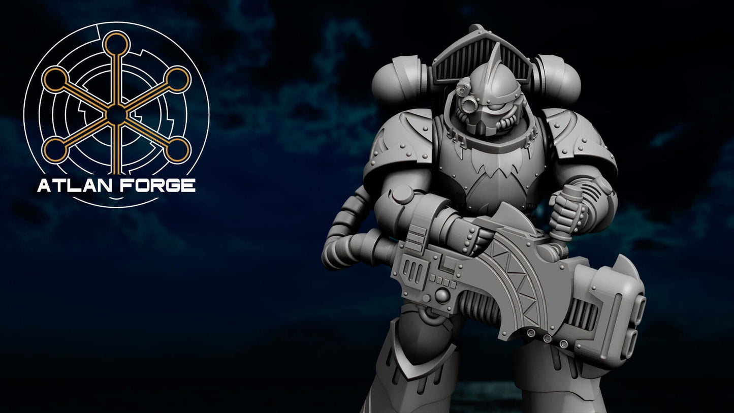 Wai Toa Delugers -  Sci-Fi Wargaming Miniatures, 32mm Scale