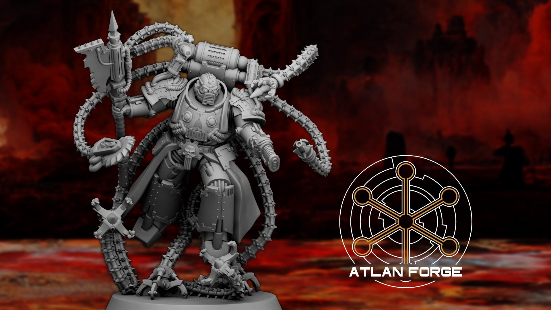 Master Smith of Mars - Atlan Forge, Sci-Fi Wargaming Miniatures