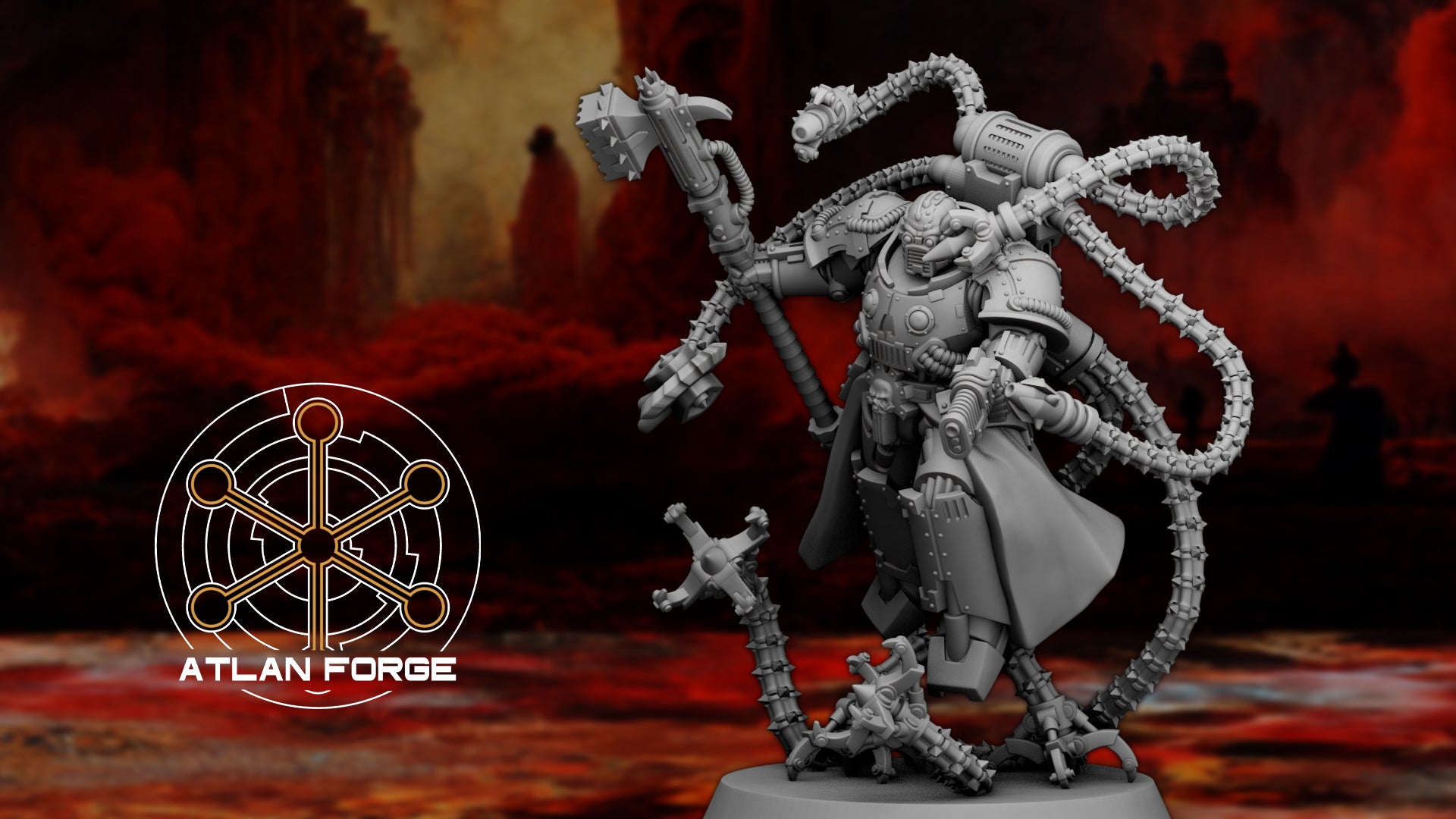 Master Smith of Mars - Atlan Forge, Sci-Fi Wargaming Miniatures