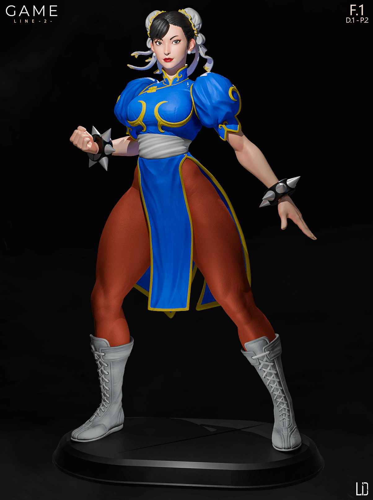 Chun Lee - Classic - Game Line, 1/6 Scale Pin Up Figurine