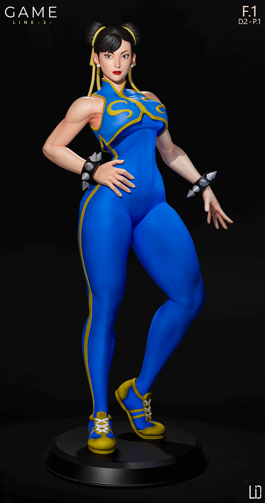 Chun Lee - Sports - Game Line, 1/6 Scale Pin Up Figurine