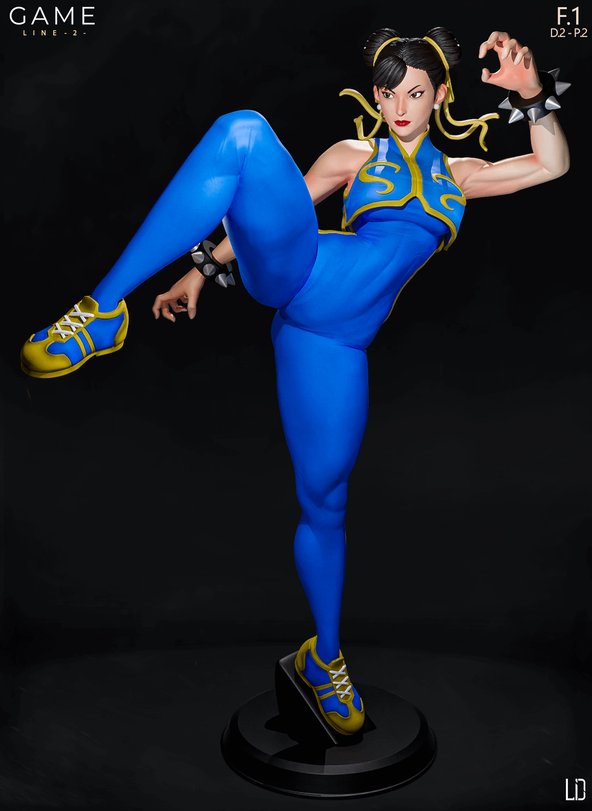 Chun Lee - Sports - Game Line, 1/6 Scale Pin Up Figurine