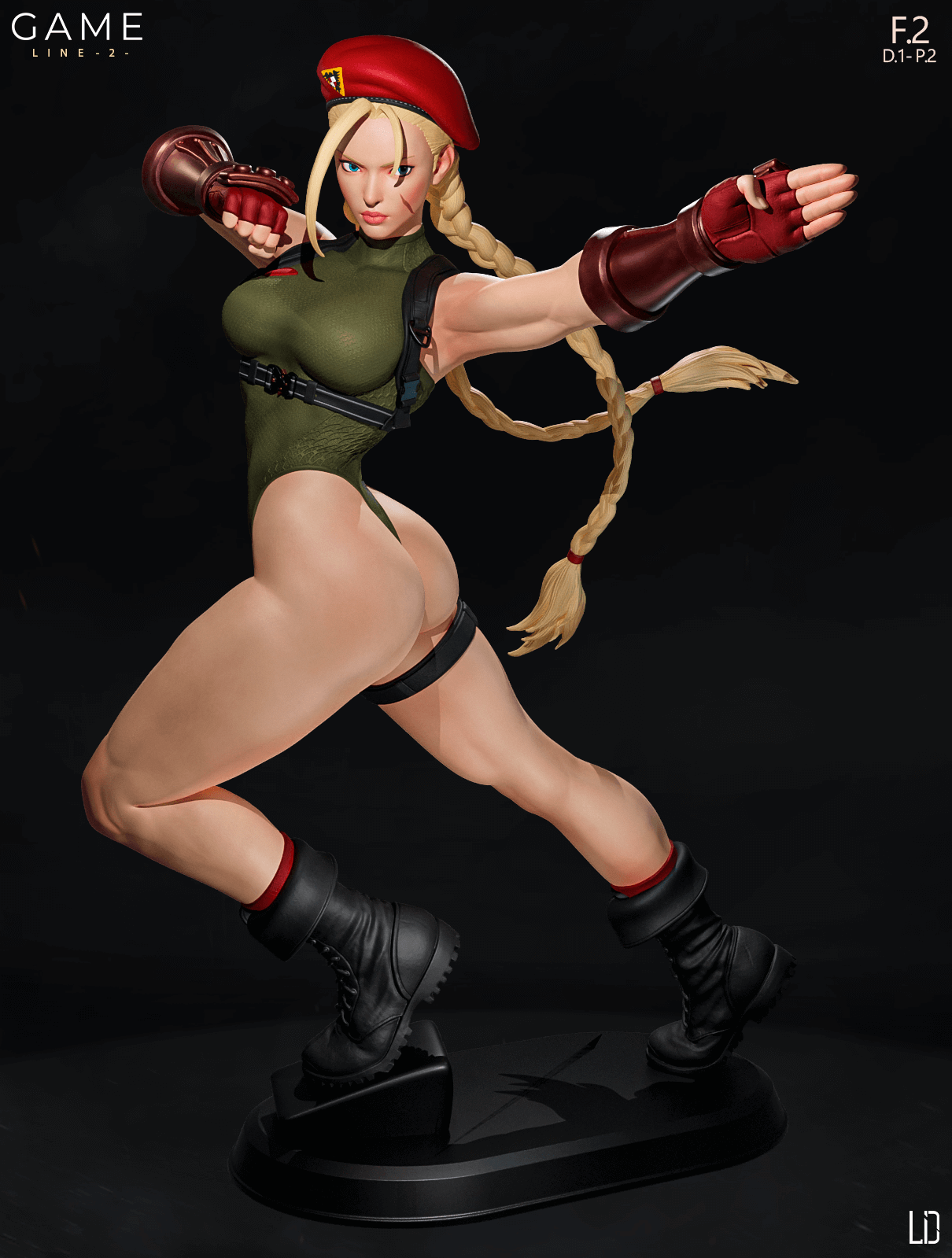 Cammy - Combat - Game Line, Pin Up Figurine, Collectable