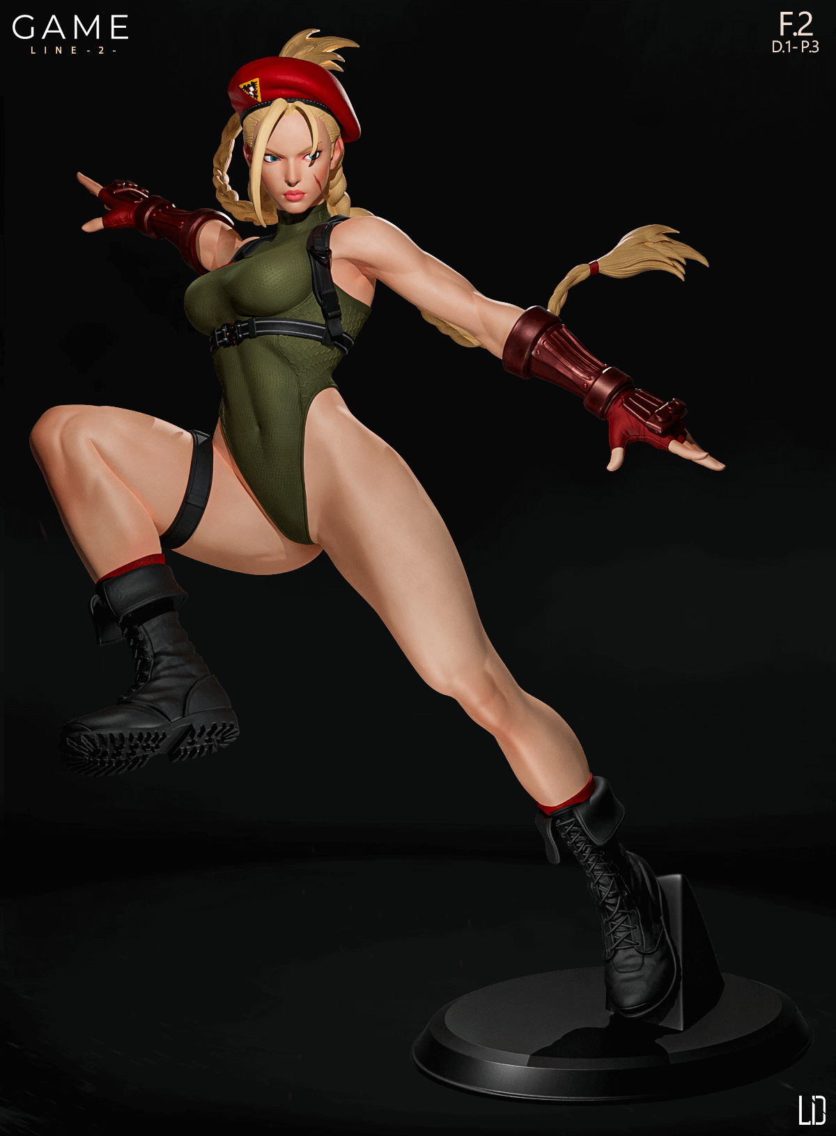 Cammy - Combat - Game Line, Pin Up Figurine, Collectable