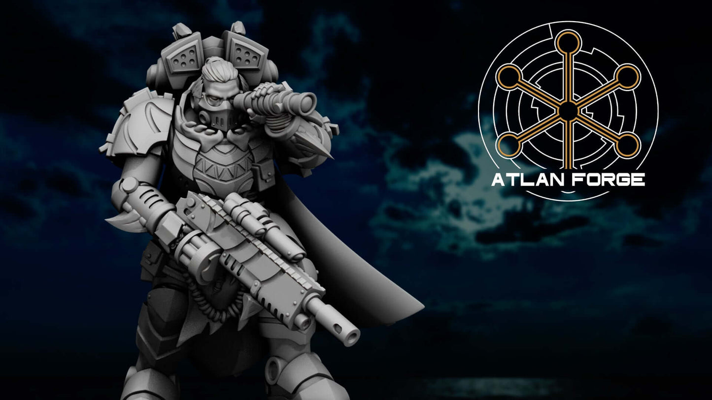 Wai Toa Tide Shades scout squad sniper warriors with cloaks and rifles