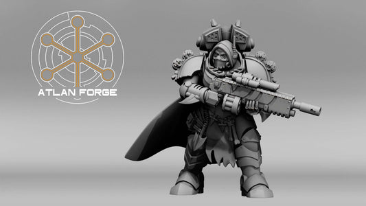 Wai Toa Tide Shades scout squad sniper warriors with cloaks and rifles