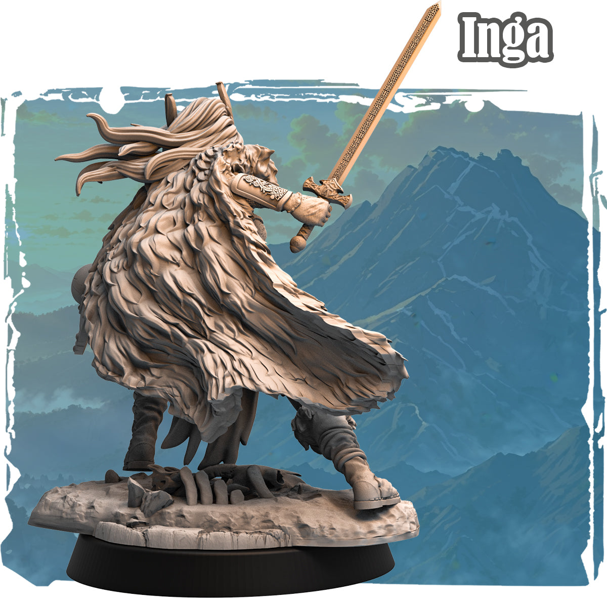 Inga - Human Barbarian — view 2
