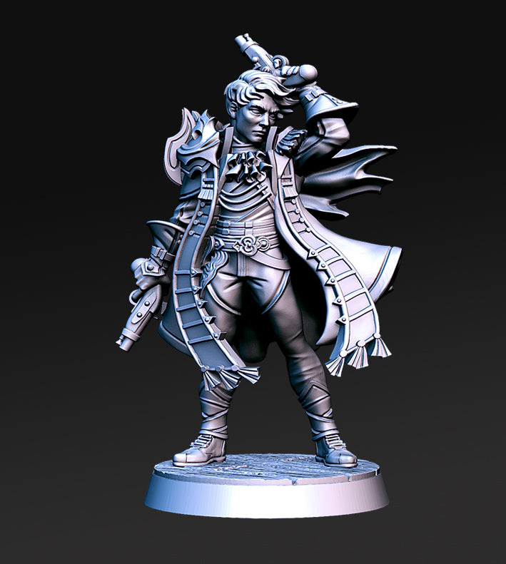 Captain Quidd Crew – Pirate Miniature Set showcasing 11 dynamic resin models ready for tabletop adventures.