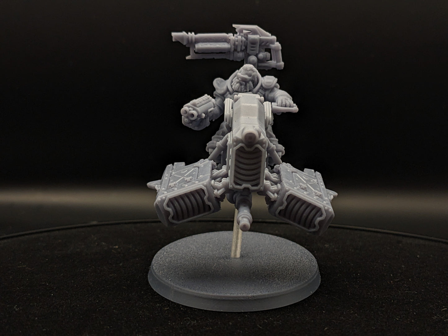 Space Dwarf Trigrav JetBikes - Sci-Fi Wargaming Miniatures, 32mm