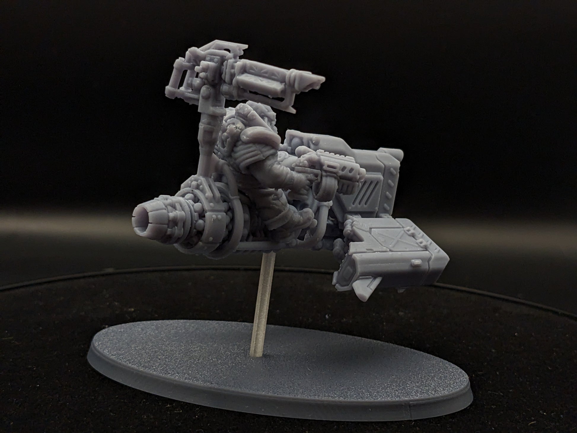 Space Dwarf Trigrav JetBikes - Sci-Fi Wargaming Miniatures, 32mm