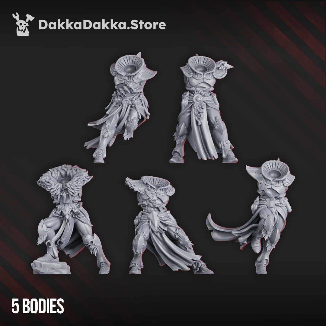 Gothic Sci-Fi Space Elf Warriors - Parlous Hermits Build Kit