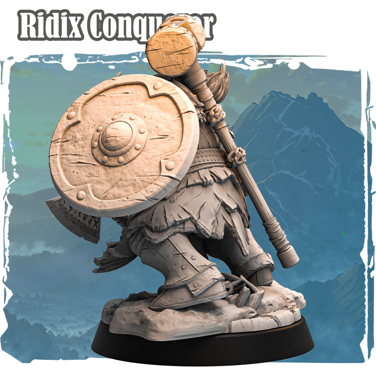Ridix Conqueror - Dwarf Fighter — view 2