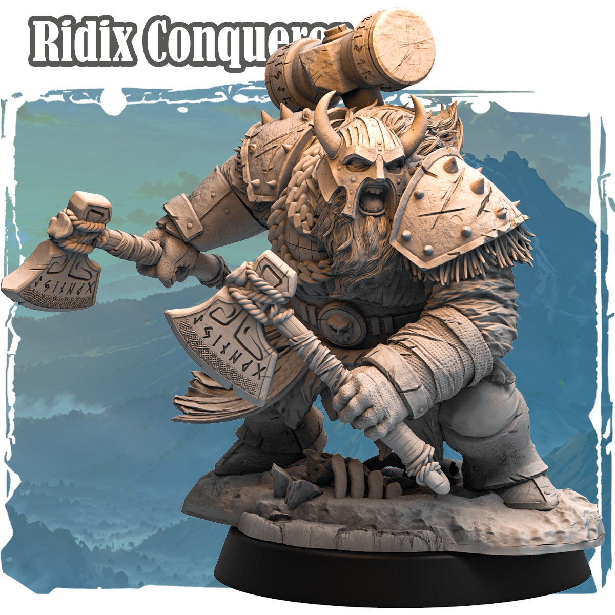Ridix Conqueror - Dwarf Fighter — view 3