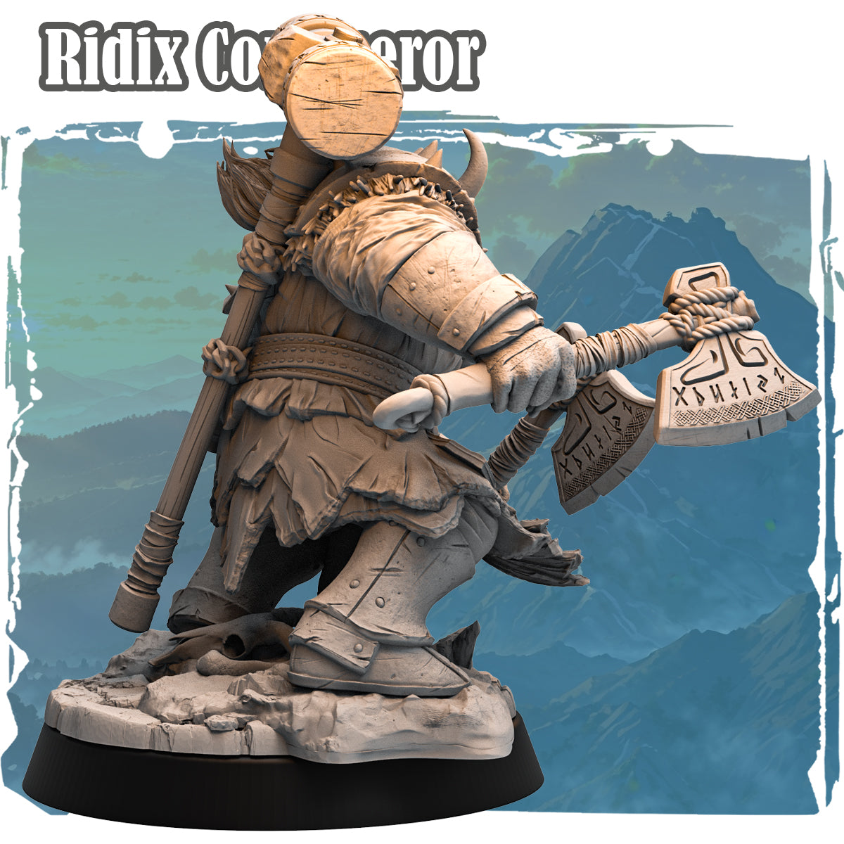 Ridix Conqueror - Dwarf Fighter — view 4