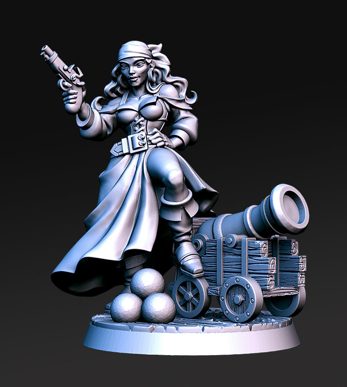 Captain Quidd Crew – Pirate Miniature Set showcasing 11 dynamic resin models ready for tabletop adventures.