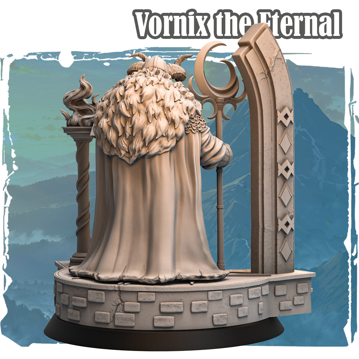 Vornix the Eternal - Dwarf Mage — view 2