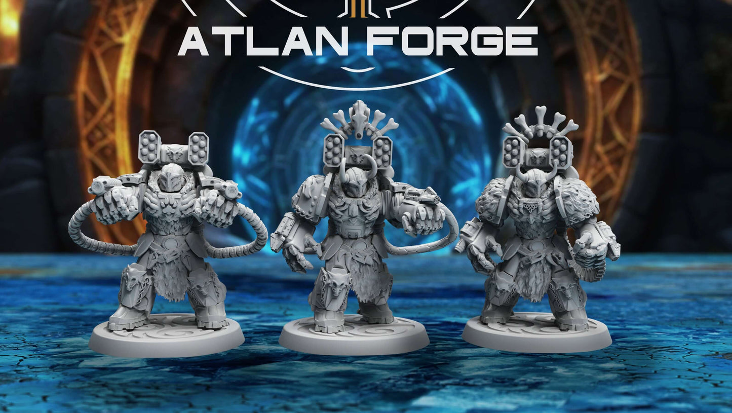 Asgardian Warhost Battle Pack, Asgardian Aegis Elite – Elite Infantry Squad (3 Models)