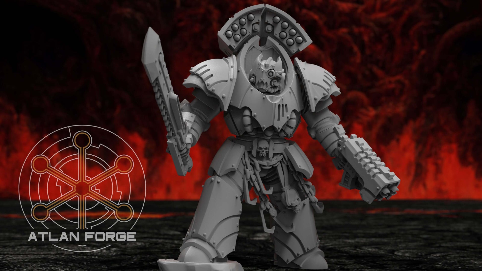 Vampire Knights Uriasi - Sci-Fi Wargaming Miniatures, 32mm Scale