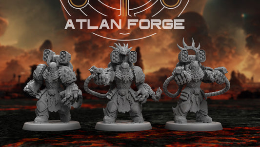 Dragon Aegis Incandescents - Atlan Forge, Sci-Fi Wargaming Miniatures
